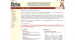 Desktop Screenshot of humboldt-forum-recht.de